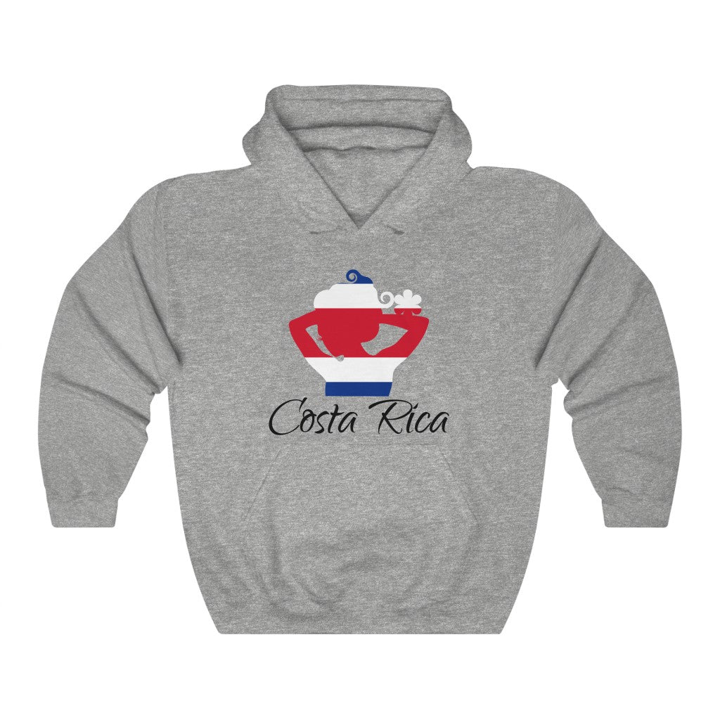 Costa Rica Lady Flag Hoodie Sweatshirt 1 - Unisex