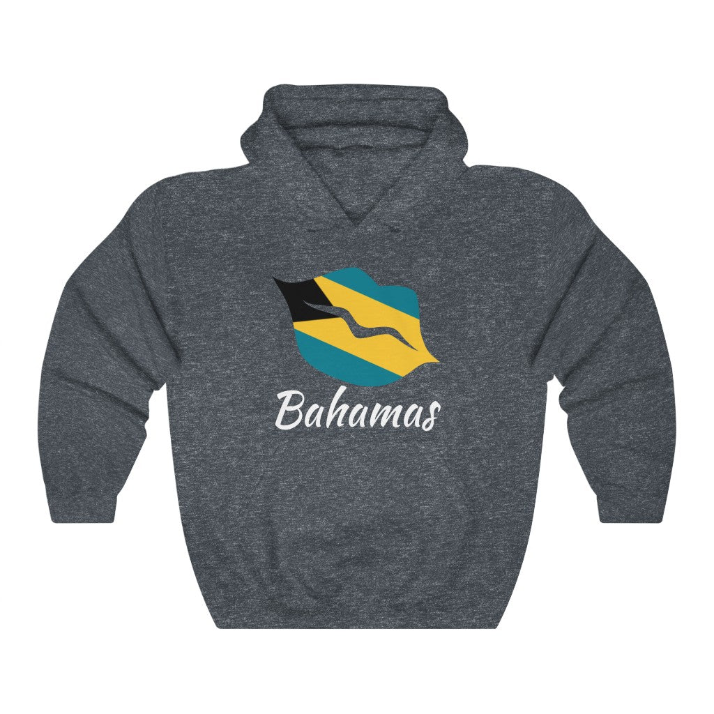 Bahamas Lips Flag Hoodie Sweatshirt 2 - Unisex