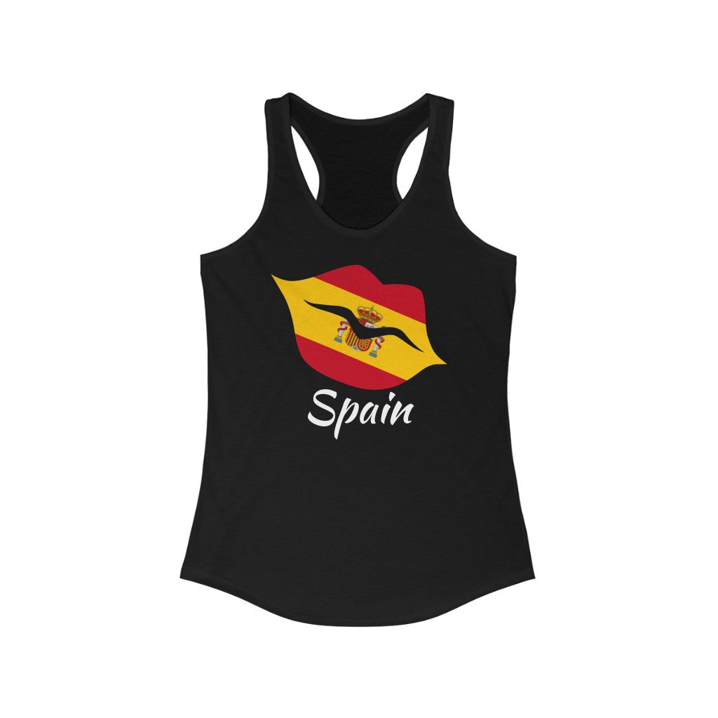 Spain Lips Flag Tank 2 - Women
