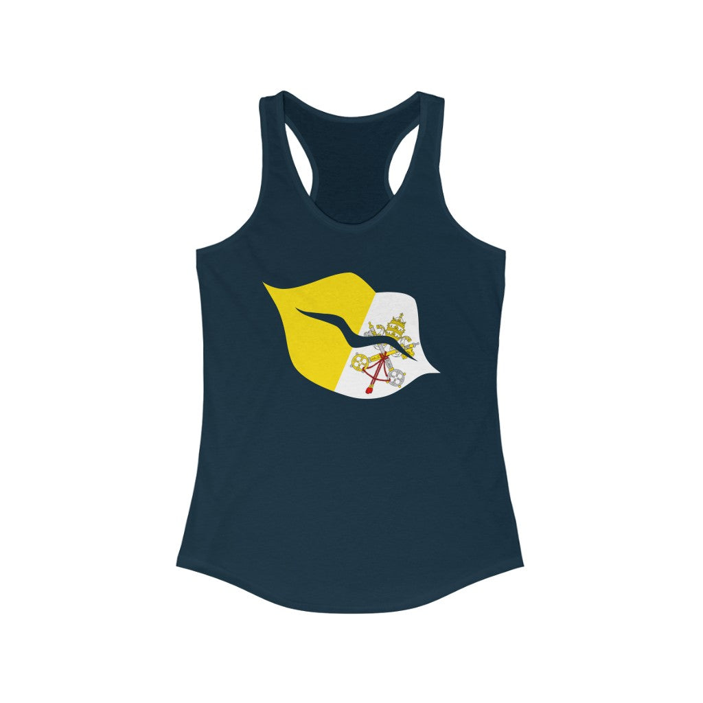 Holy See Lips Flag Tank - Women