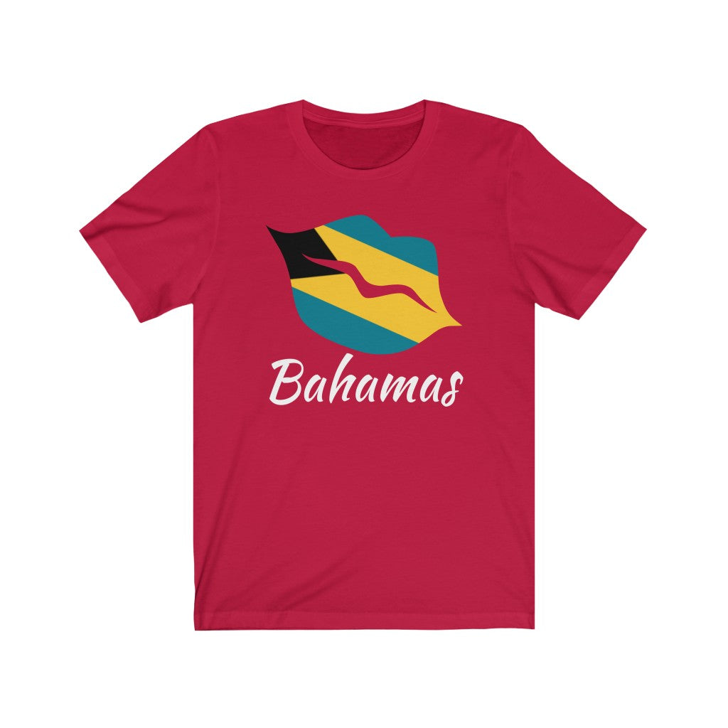 Bahamas Lips Flag Premium Tee 2 - Unisex