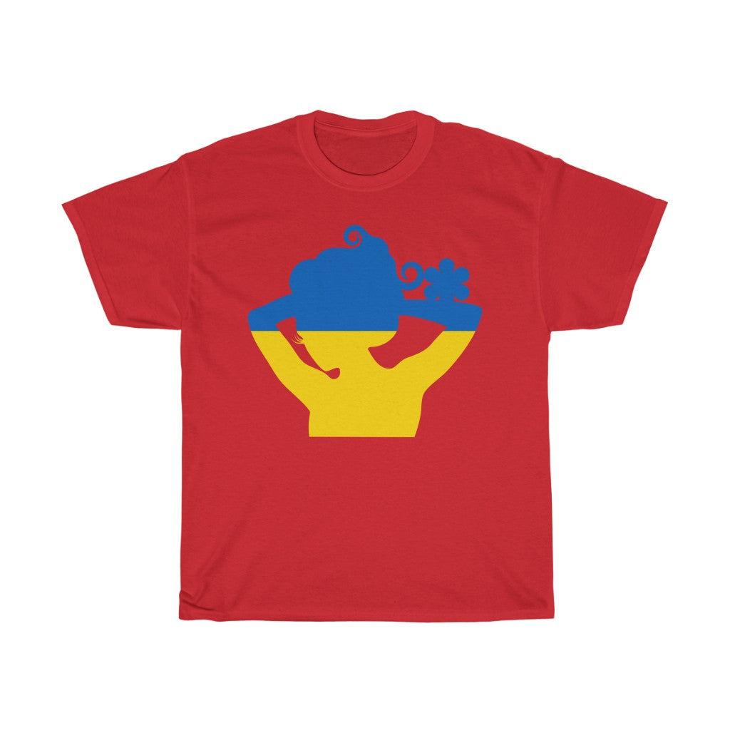 Ukraine Lady Flag Standard Tee - Unisex