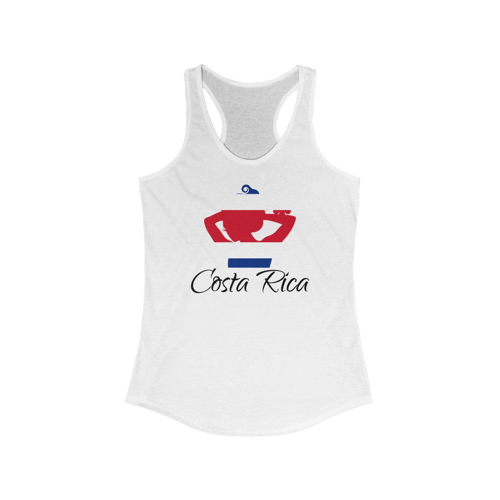 Costa Rica Lady Flag Tank 1 - Women