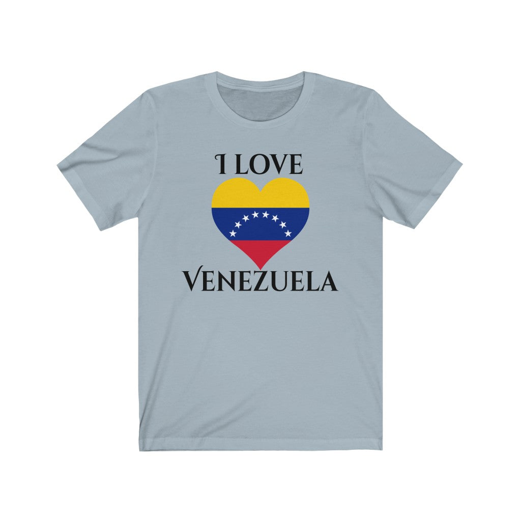 Venezuela Heart Flag Premium Tee 1 - Unisex