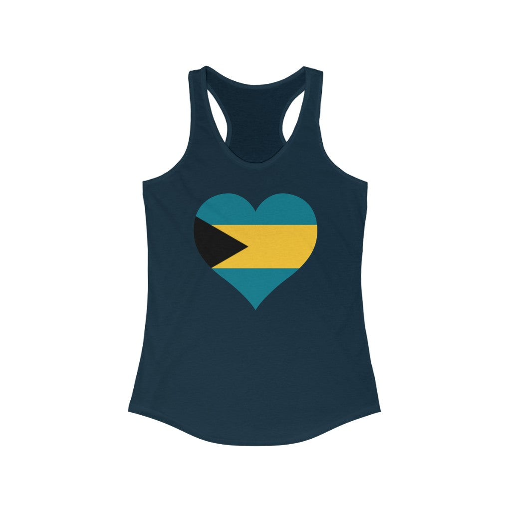 Bahamas Heart Flag Tank - Women
