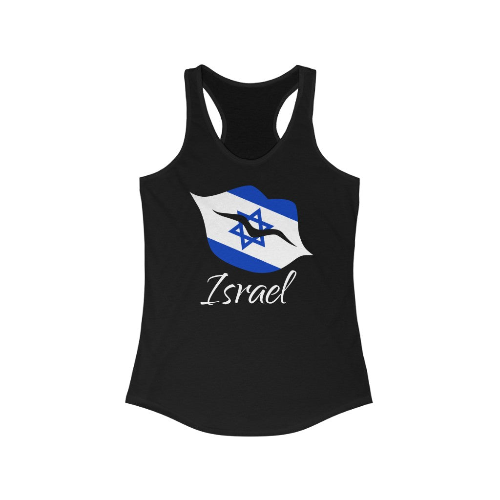 Israel Lips Flag Tank 2 - Women