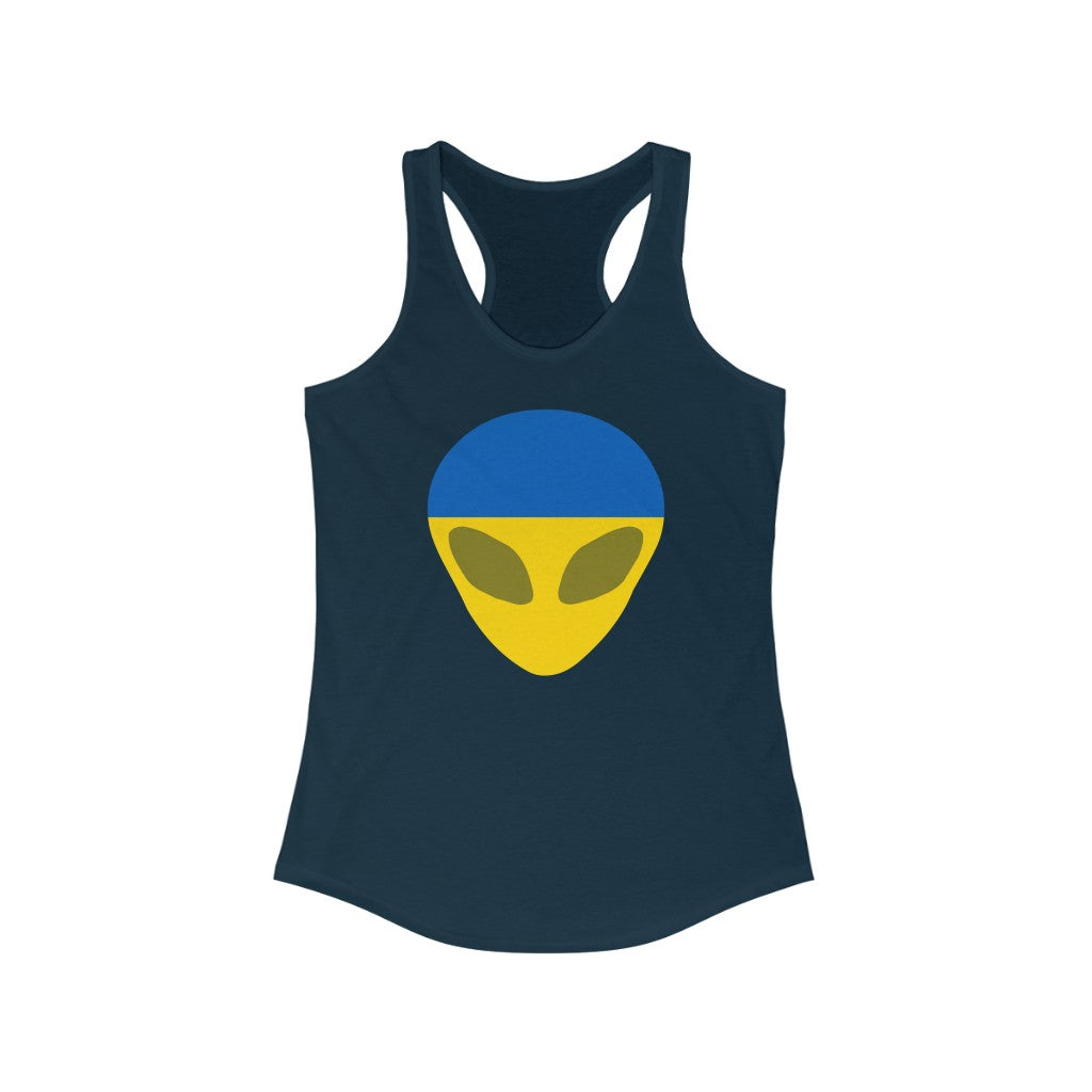 Ukraine Alien Flag Tank - Women
