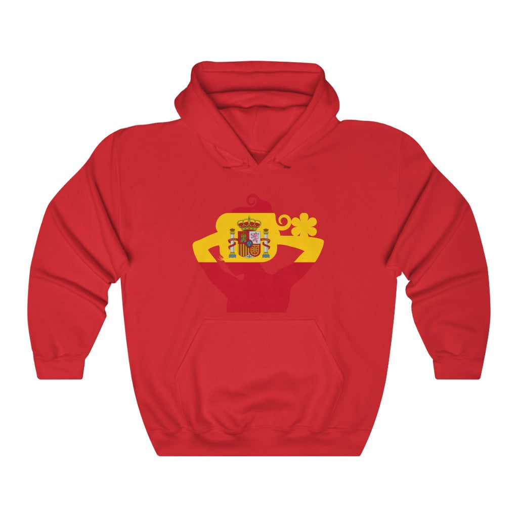 Spain Lady Flag Hoodie Sweatshirt - Unisex
