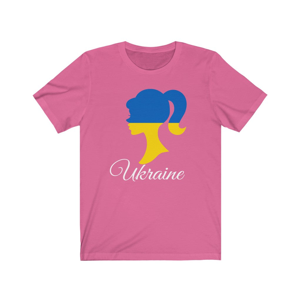 Ukraine Girl Flag Premium Tee 2 - Unisex