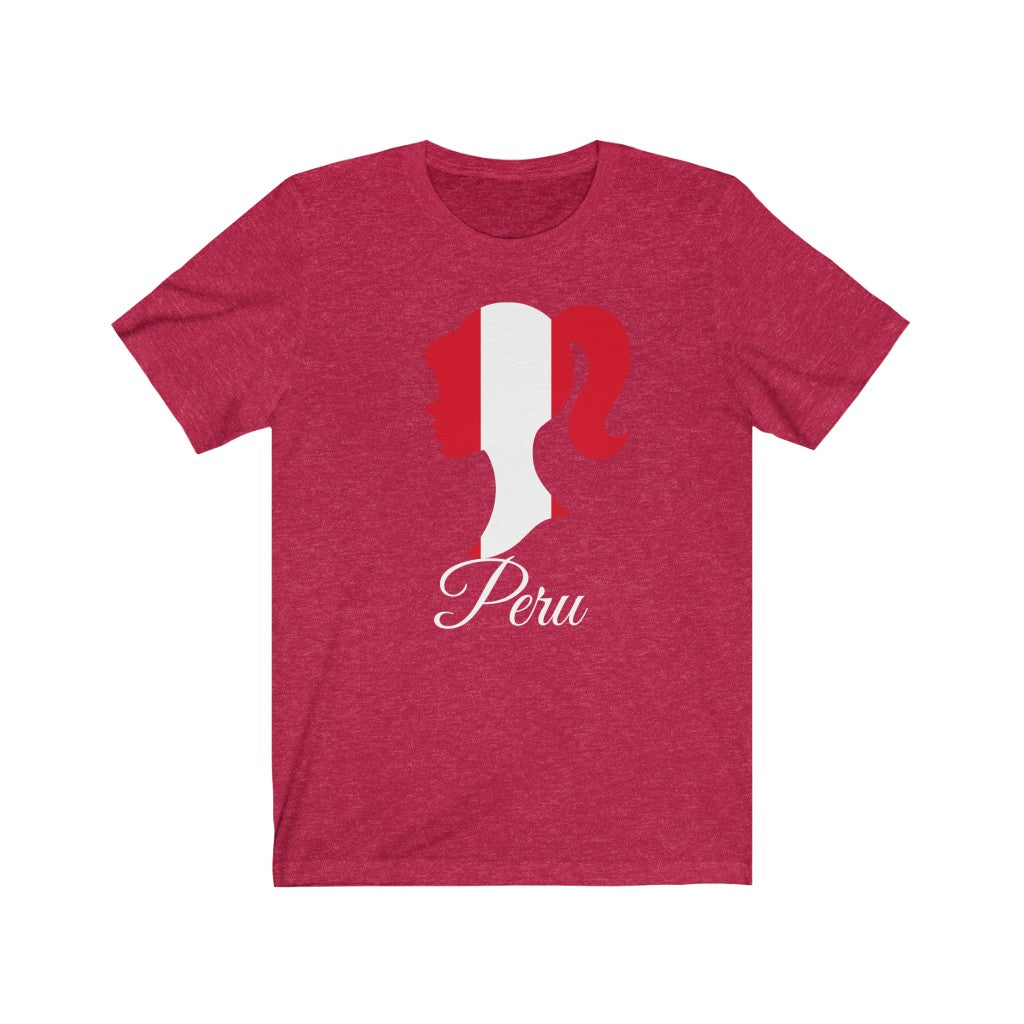 Peru Girl Flag Premium Tee 2 - Unisex