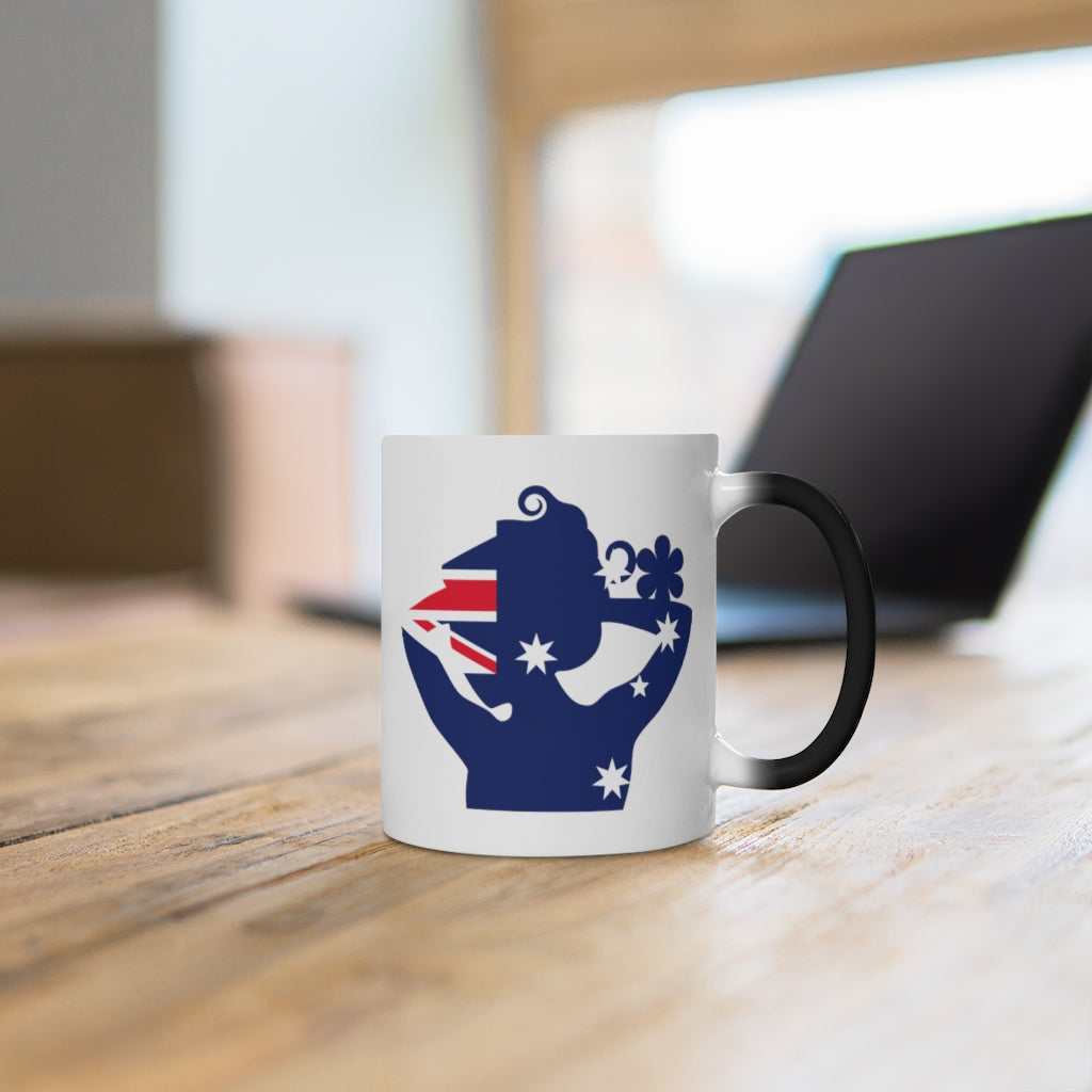 Australia Lady Color Changing Mug