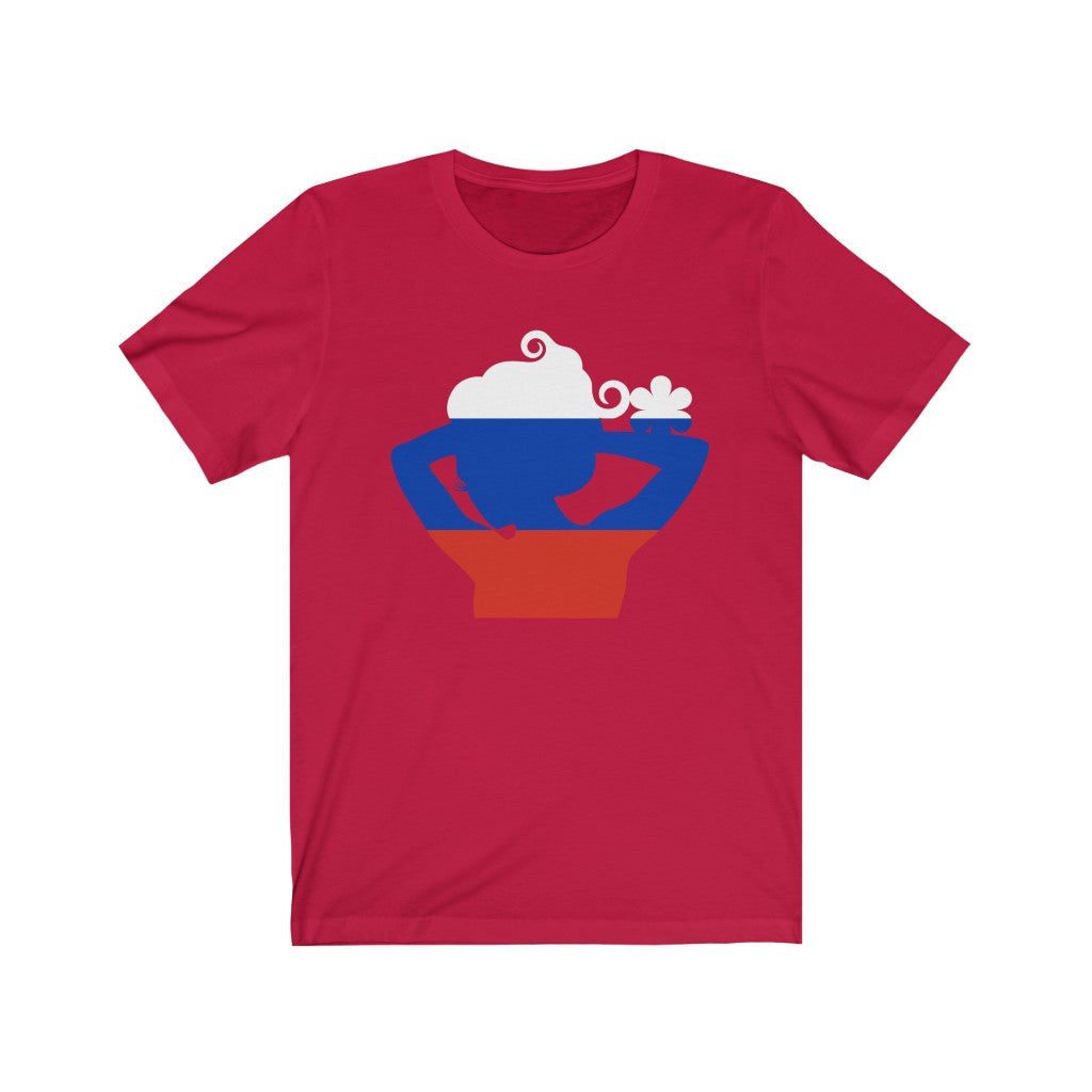 Russia Lady Flag Premium Tee - Unisex