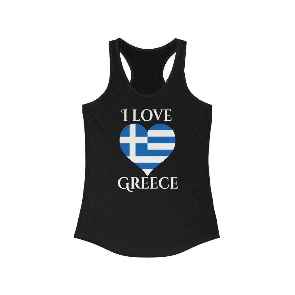 Greece Heart Flag Tank 2 - Women
