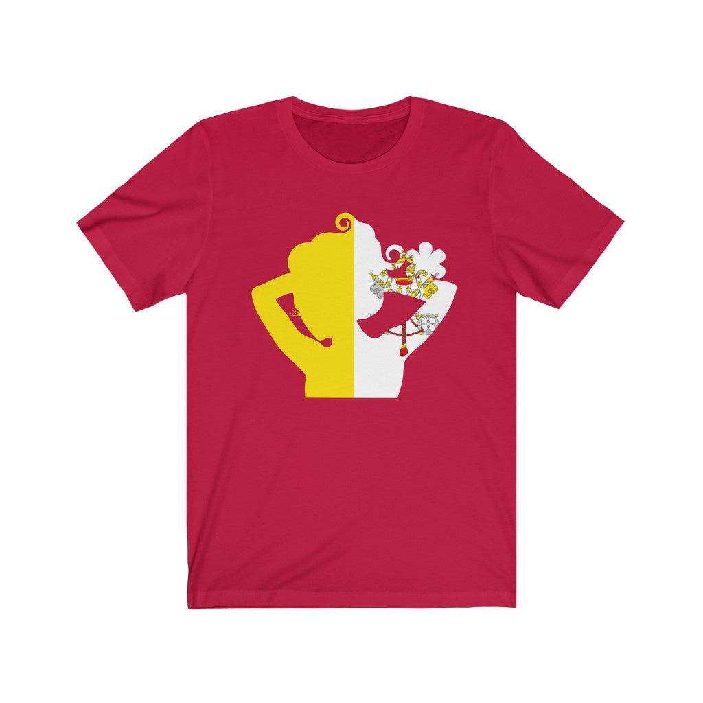 Holy See Lady Flag Premium Tee - Unisex