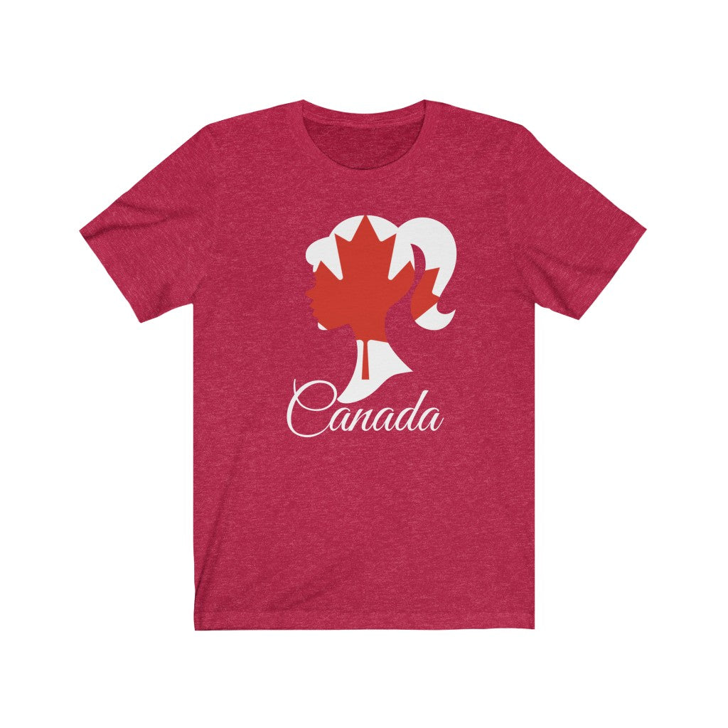 Canada Girl Flag Premium Tee 2 - Unisex