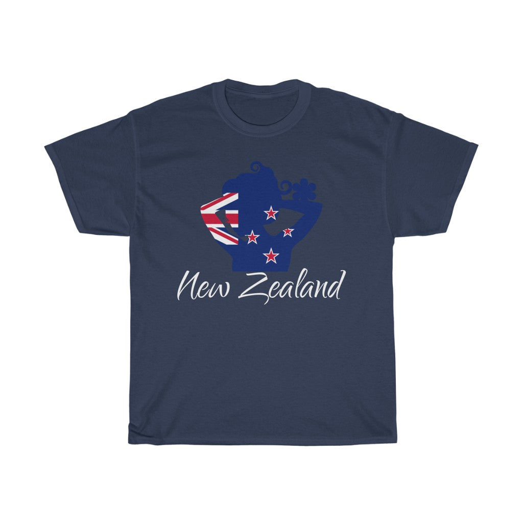 New Zealand Lady Flag Standard Tee 2 - Unisex