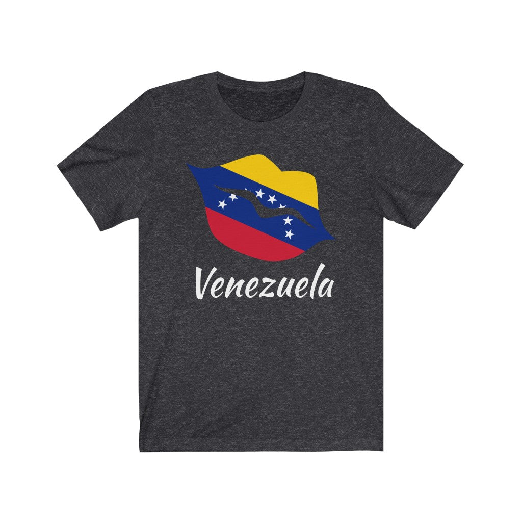 Venezuela Lips Flag Premium Tee 2 - Unisex