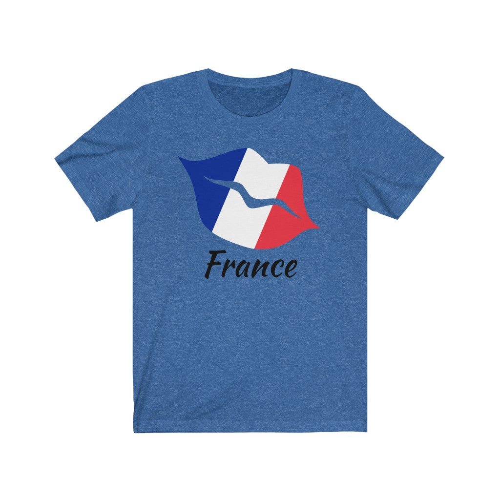 France Lips Flag Premium Tee 1 - Unisex