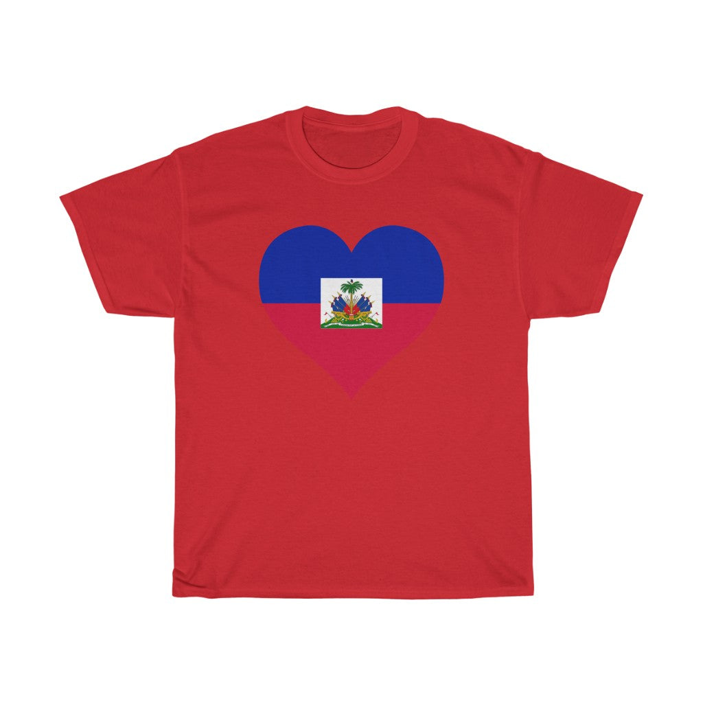 Haiti Heart Flag Standard Tee - Unisex