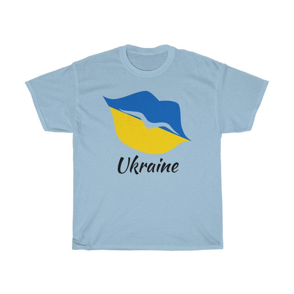 Ukraine Lips Flag Standard Tee 1 - Unisex