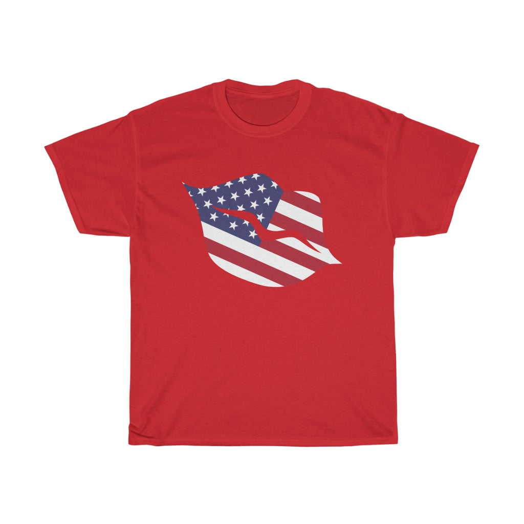 United States of America Lips Flag Standard Tee - Unisex