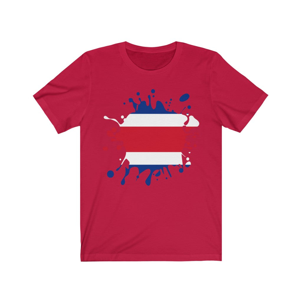 Costa Rica Splat Flag Premium Tee - Unisex