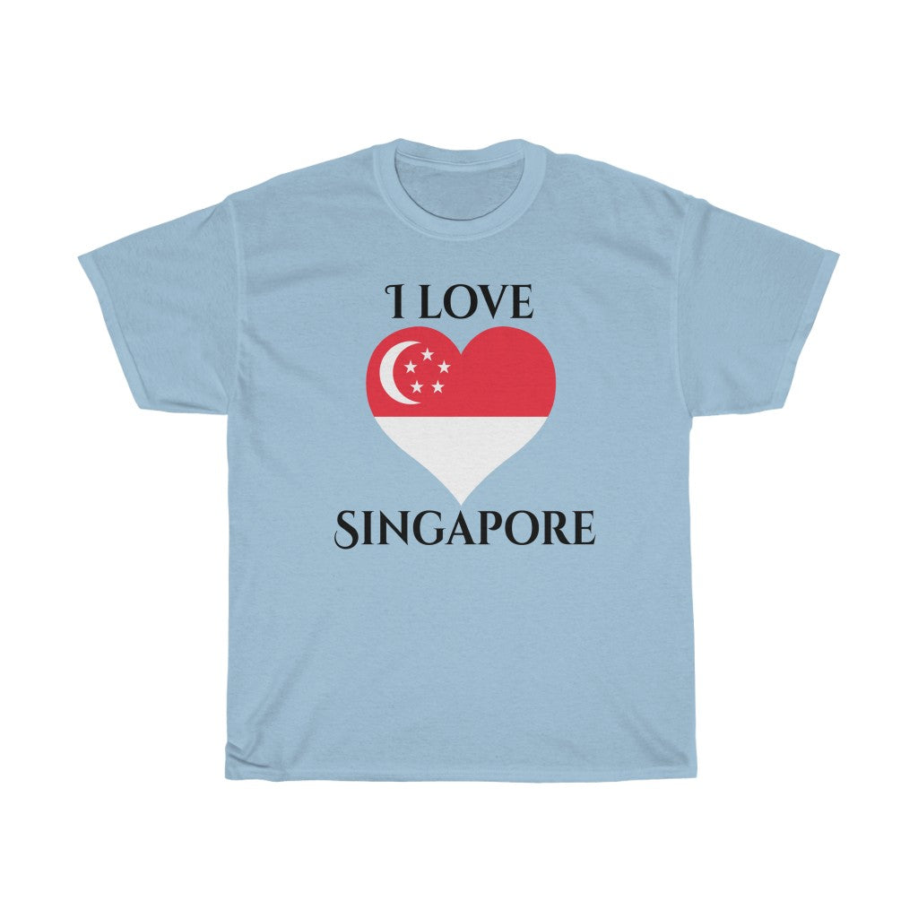 Singapore Heart Flag Standard Tee 1 - Unisex