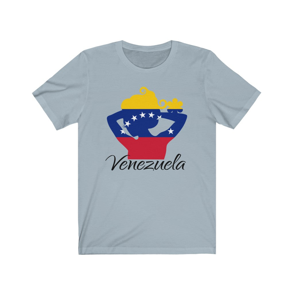 Venezuela Lady Flag Premium Tee 1 - Unisex