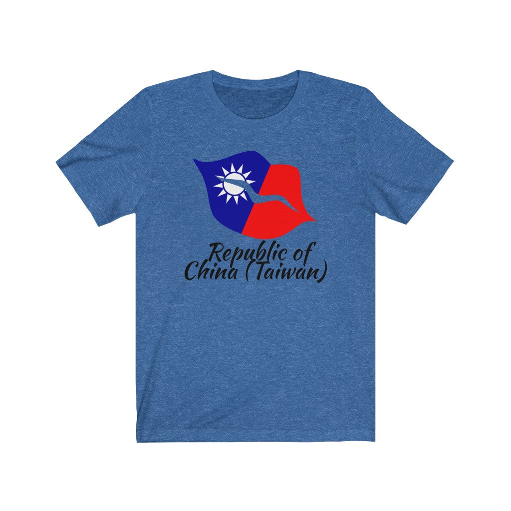 Republic of China - Taiwan Lips Flag Premium Tee 1 - Unisex
