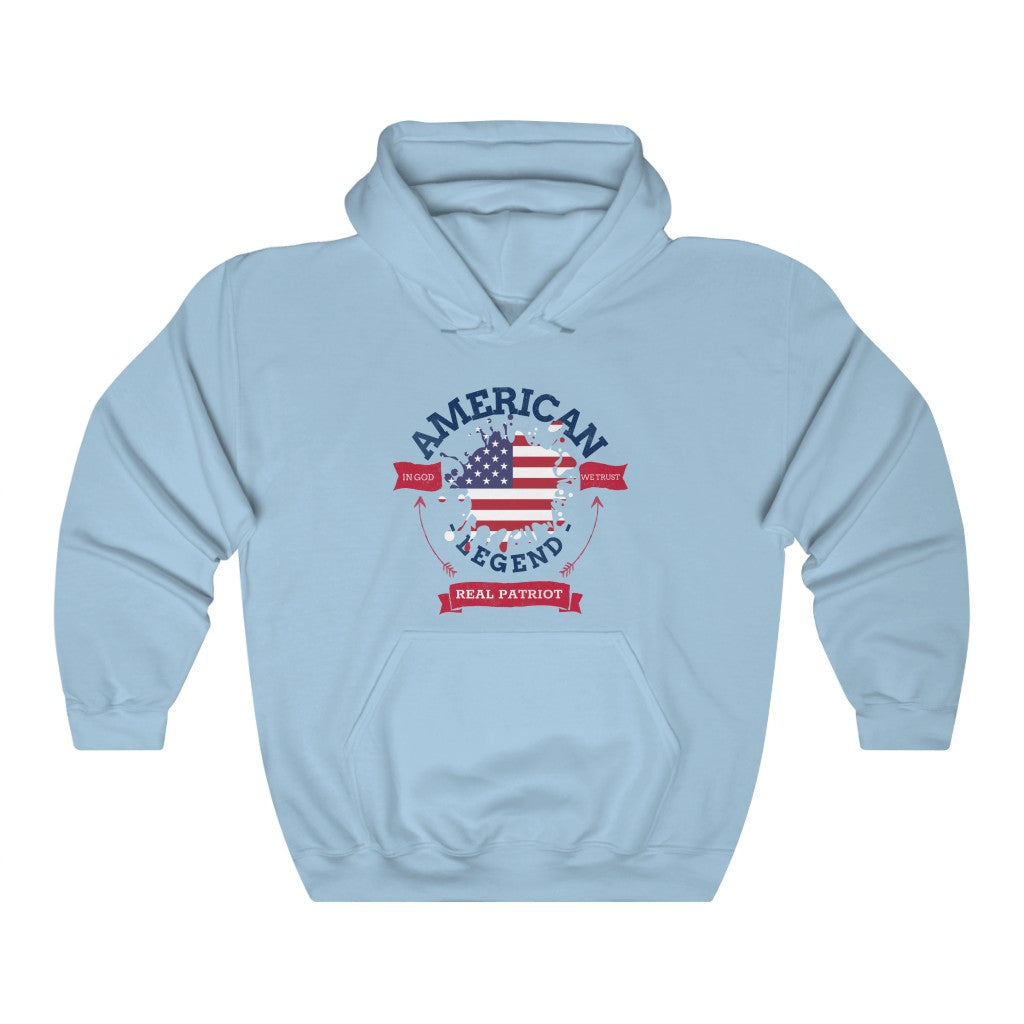 United States American Legend Flag Hoodie Sweatshirt 1 - Unisex