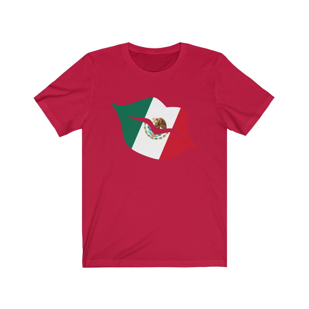 Mexico Lips Flag Premium Tee - Unisex