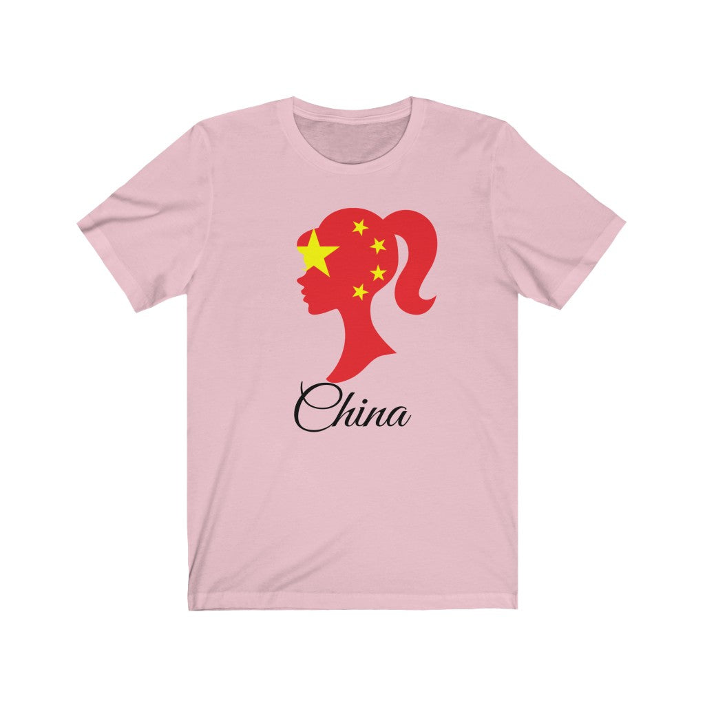 China Girl Flag Premium Tee 1 - Unisex