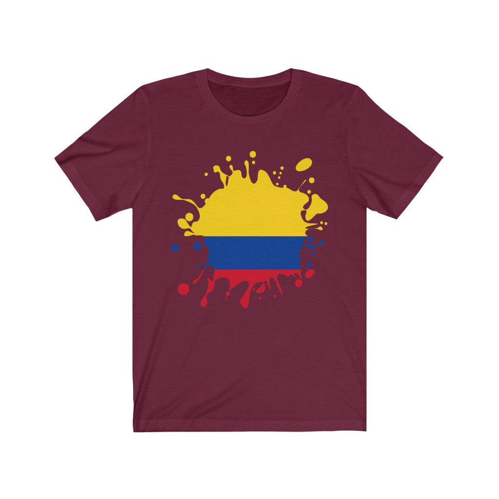 Colombia Splat Flag Premium Tee - Unisex