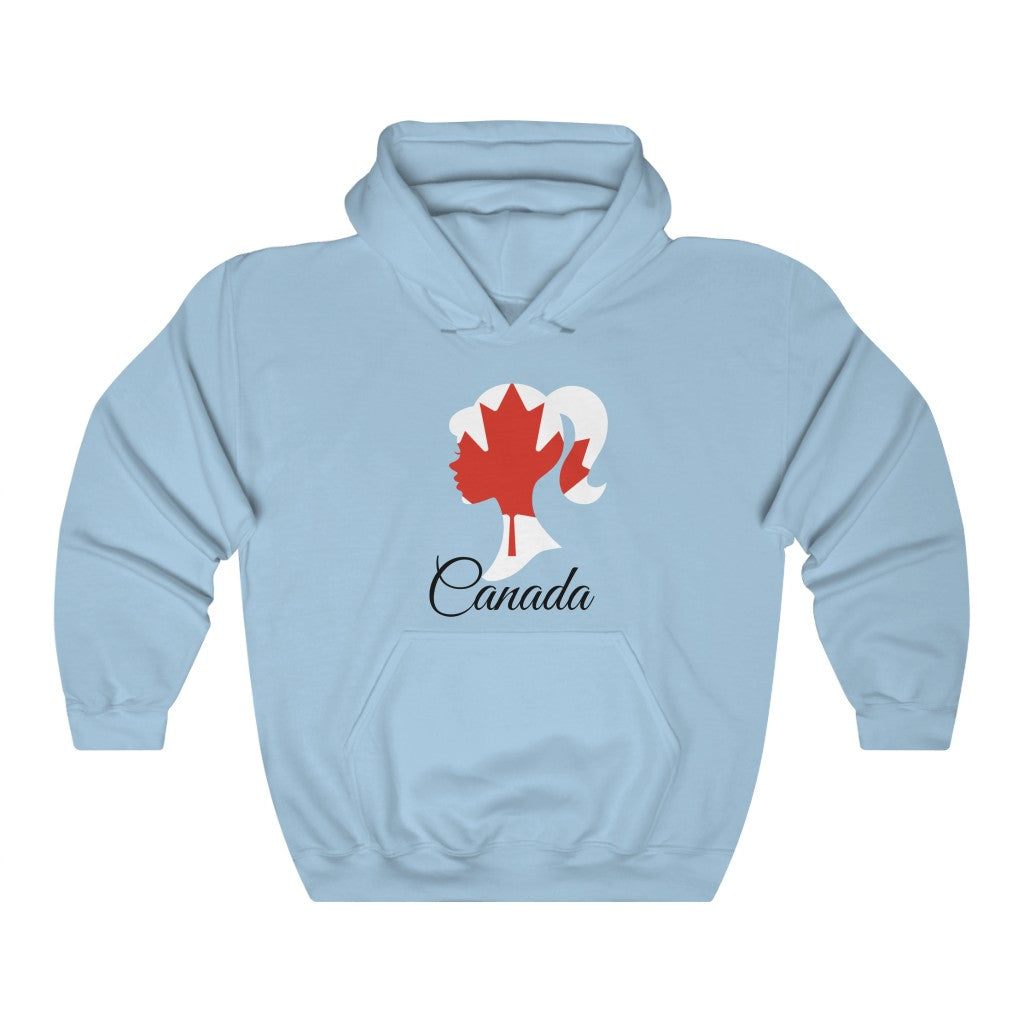 Canada Girl Flag Hoodie Sweatshirt 1 - Unisex