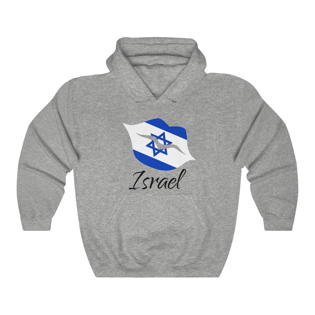 Israel Lips Flag Hoodie Sweatshirt 1 - Unisex