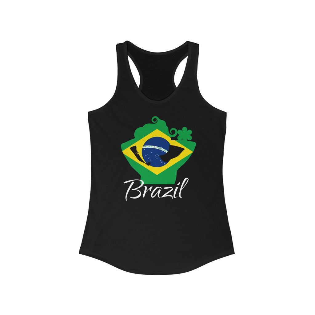 Brazil Lady Flag Tank 2 - Women
