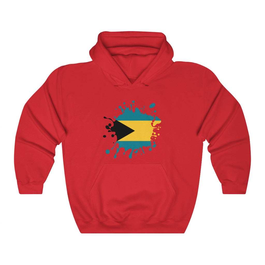 Bahamas Splat Flag Hoodie Sweatshirt - Unisex
