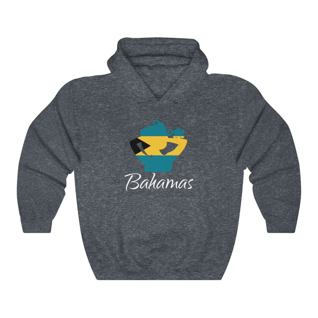 Bahamas Lady Flag Hoodie Sweatshirt 2 - Unisex