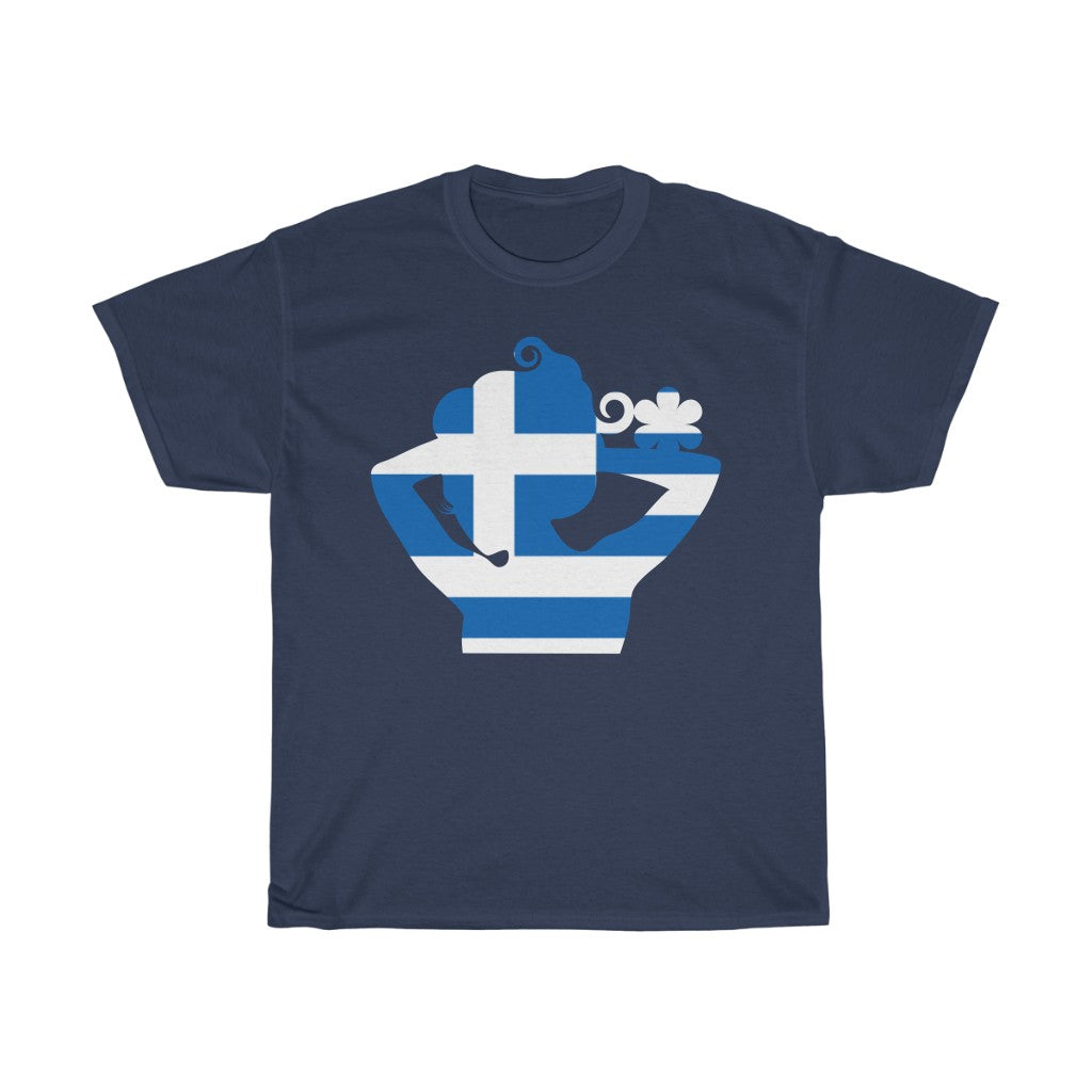 Greece Lady Flag Standard Tee - Unisex