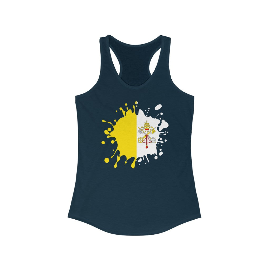 Haiti Splat Flag Tank - Women