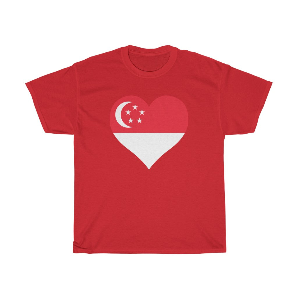 Singapore Heart Flag Standard Tee - Unisex