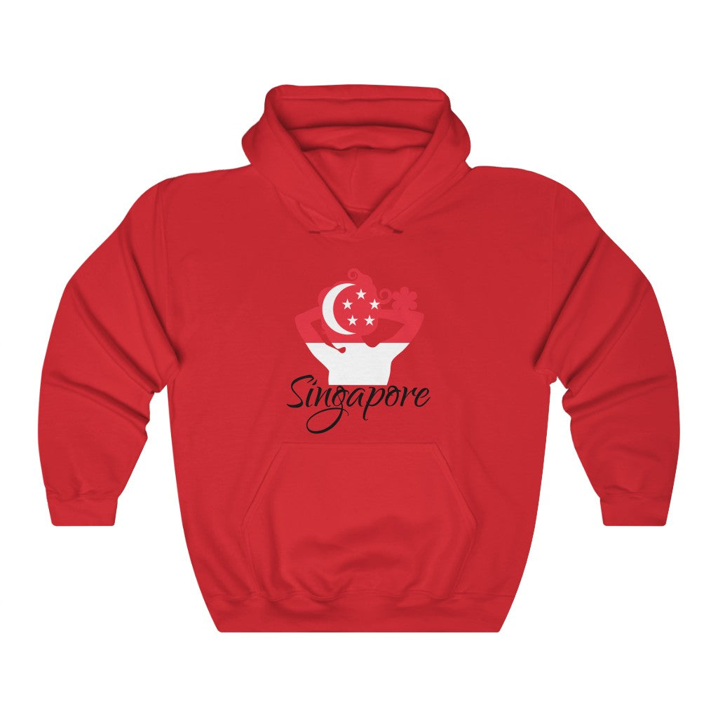 Singapore Lady Flag Hoodie Sweatshirt 1 - Unisex