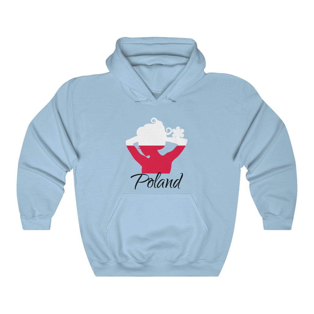 Poland Lady Flag Hoodie Sweatshirt 1 - Unisex