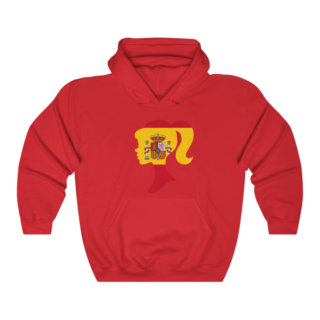 Spain Girl Flag Hoodie Sweatshirt - Unisex