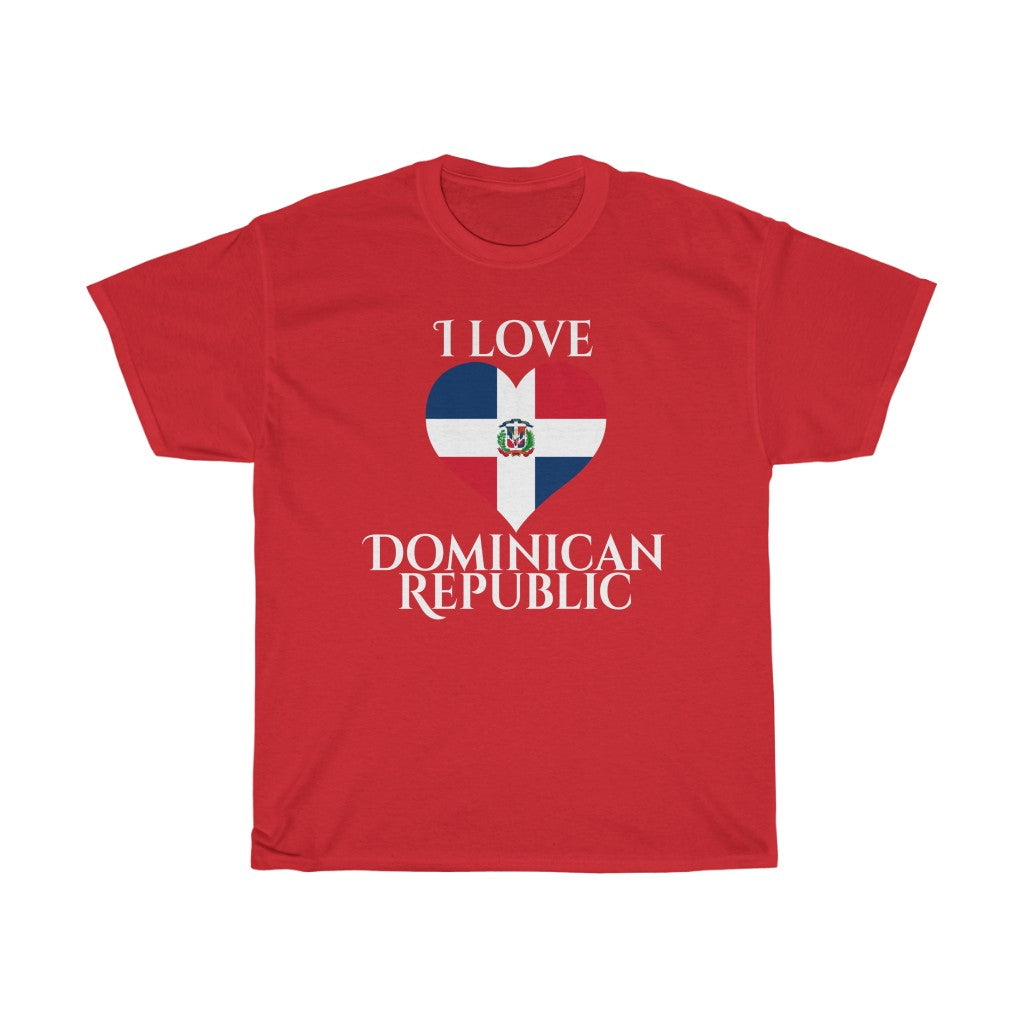 Dominican Republic Heart Flag Standard Tee 2 - Unisex