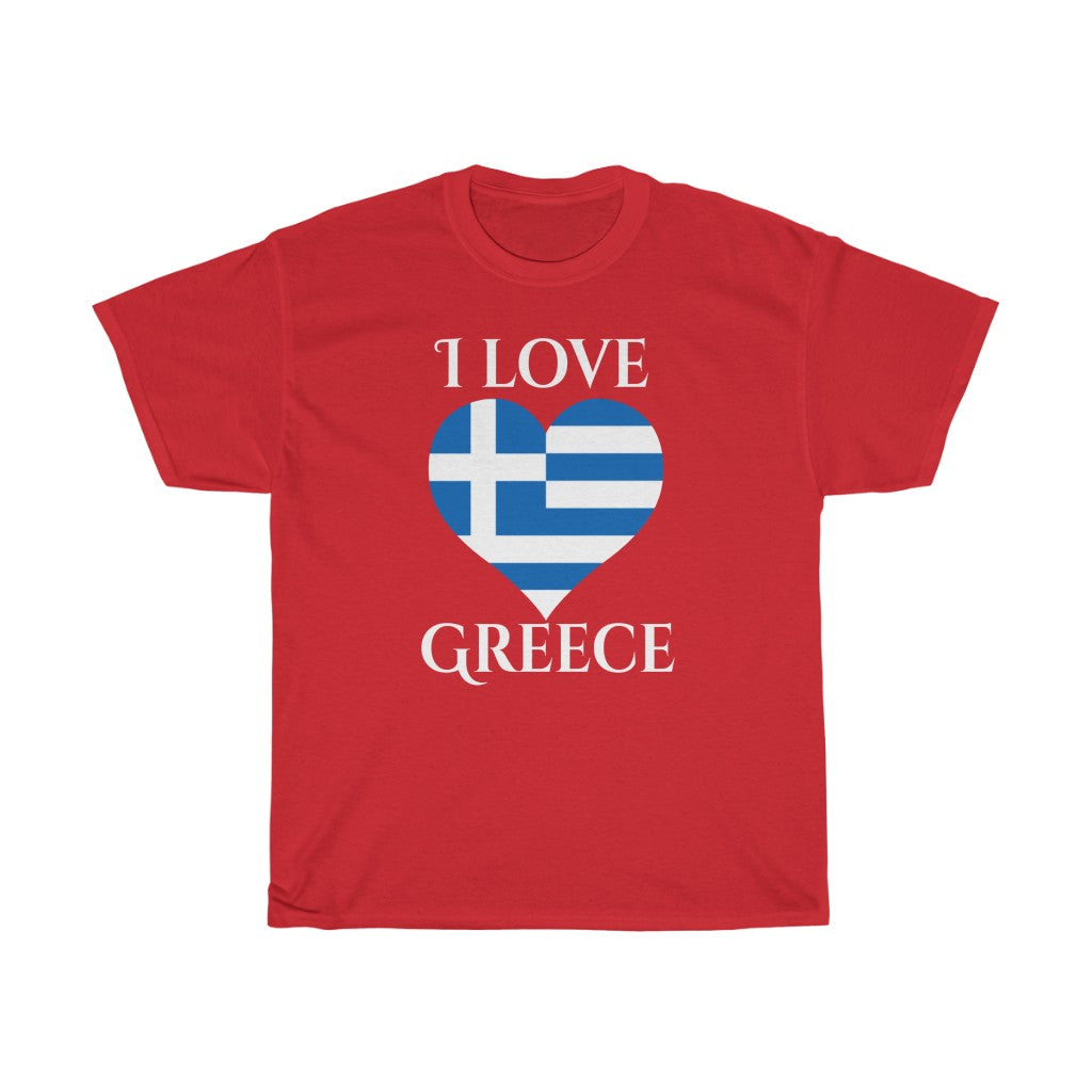 Greece Heart Flag Standard Tee 2 - Unisex