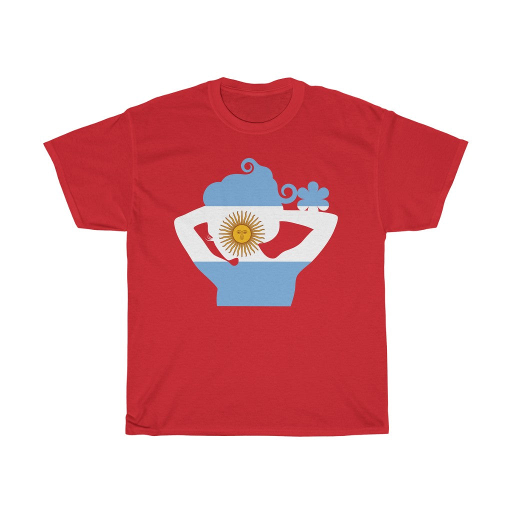 Argentina Lady Flag Standard Tee - Unisex