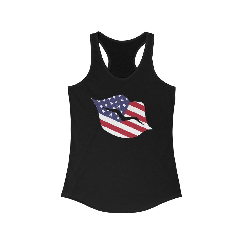 United States of America Girl Flag Tank - Women