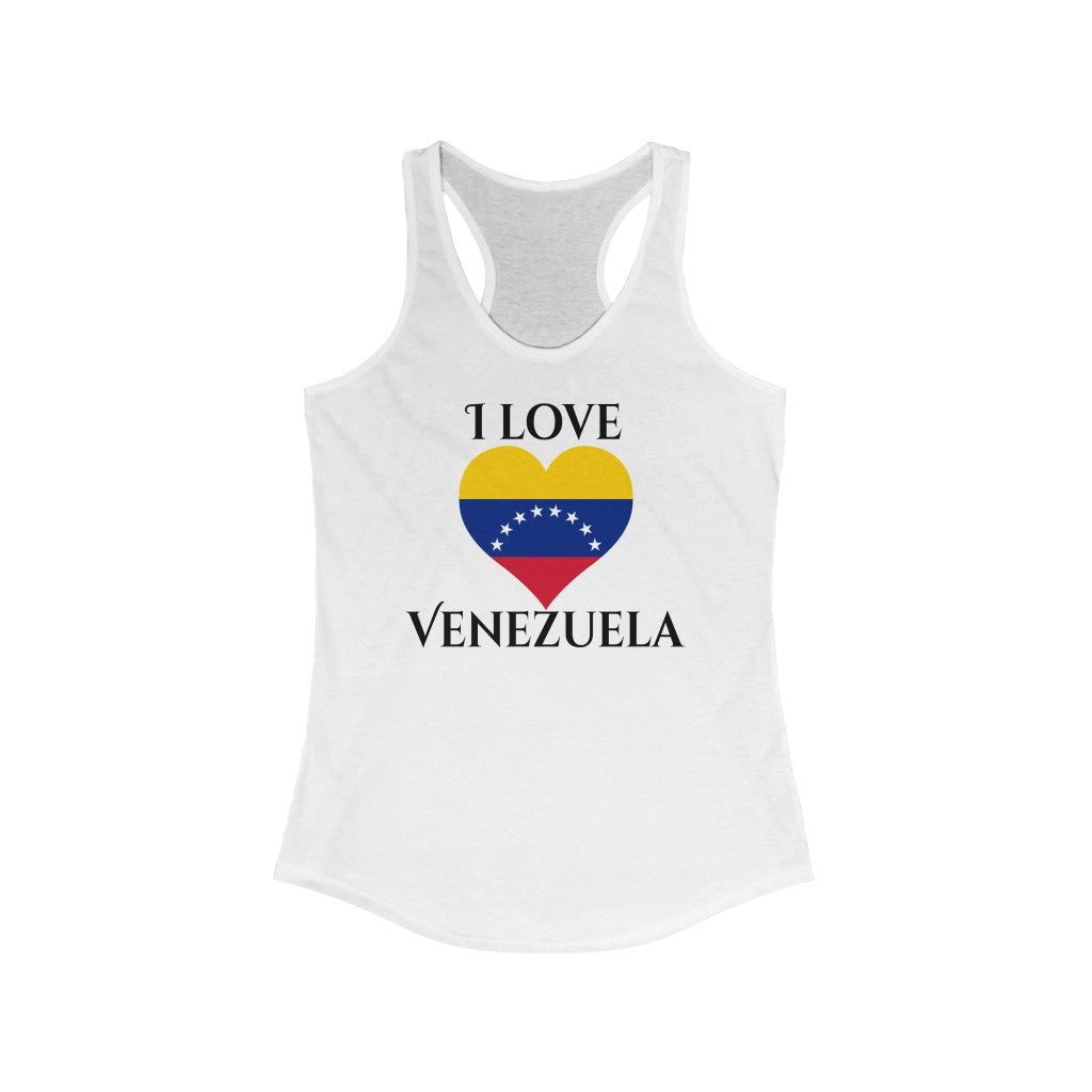 Venezuela Heart Flag Tank 1 - Women