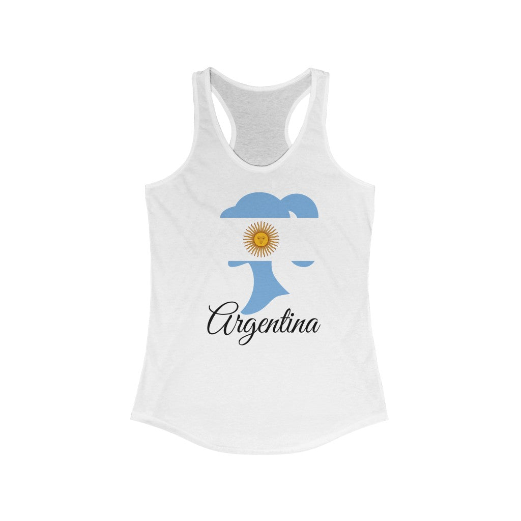 Argentina Girl Flag Tank 1 - Women